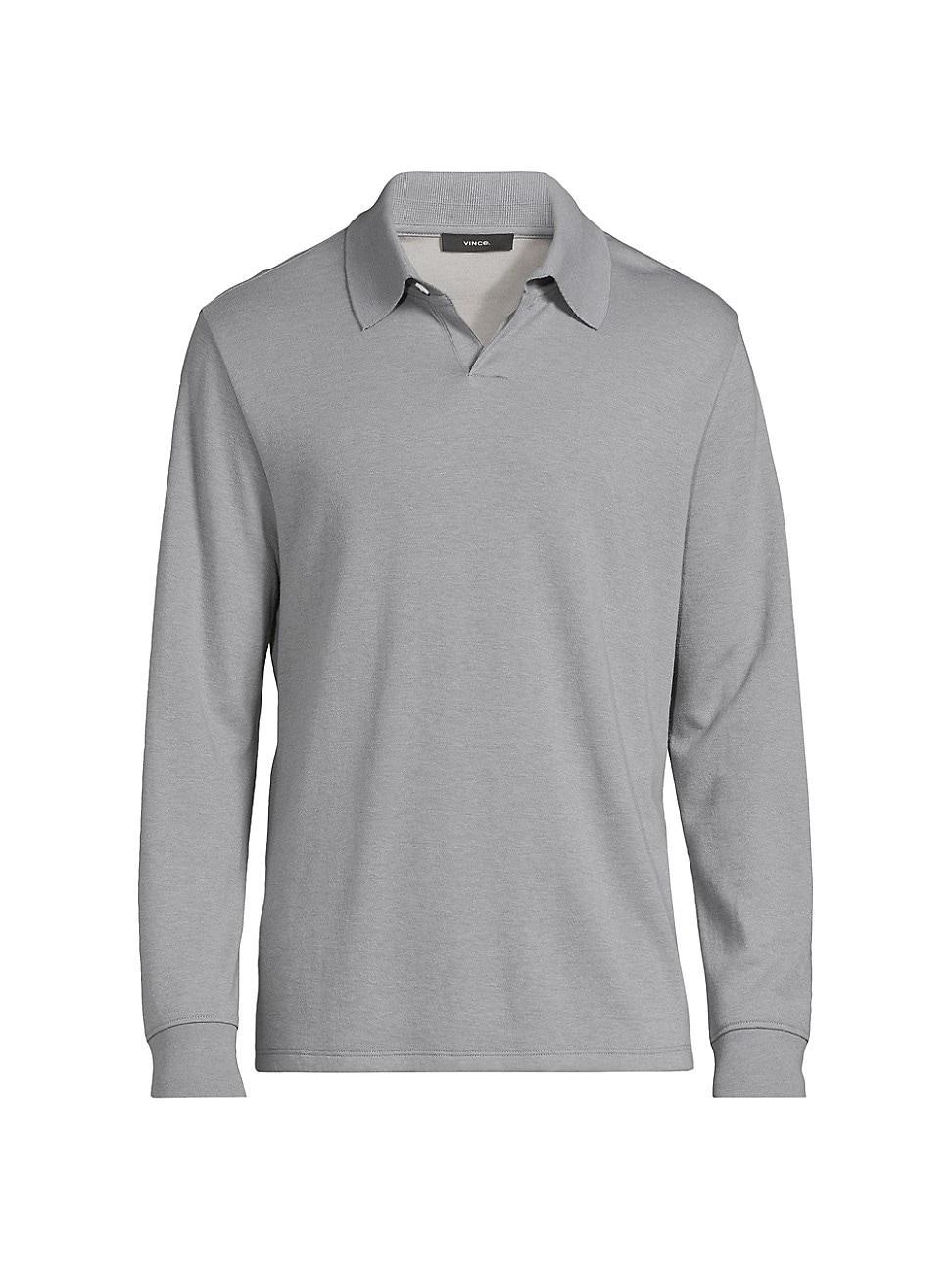 Men's Double-Face Polo Shirt Product Image