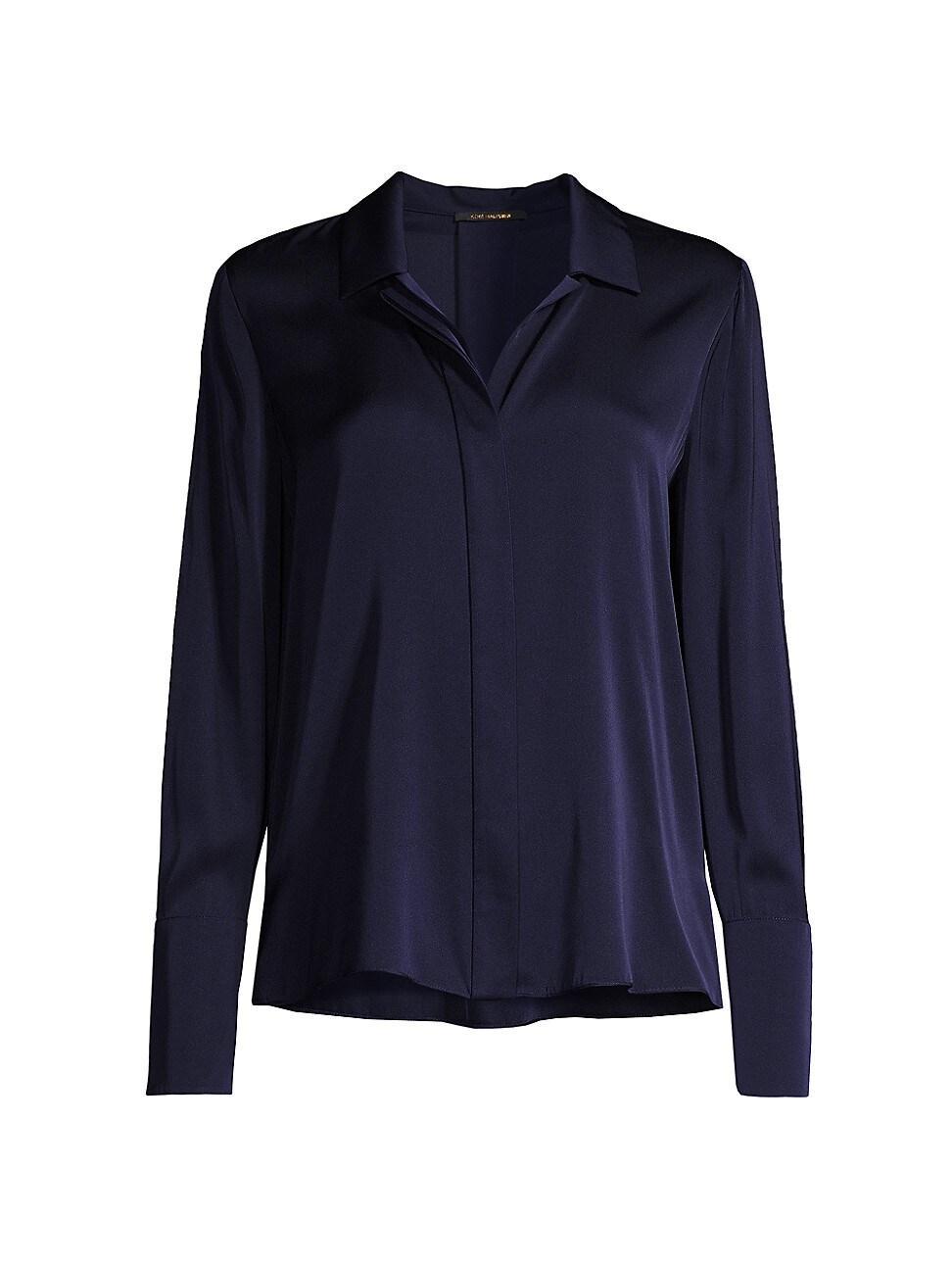 Womens Nellie Silk-Satin Blouse Product Image