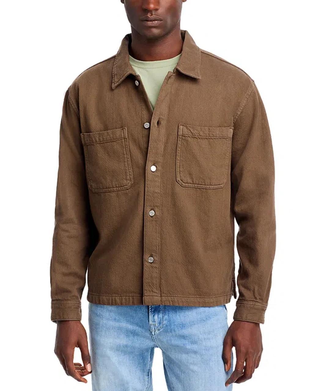 FRAME Shirt Jacket In Soft Mocha product image