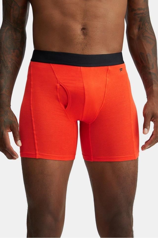 Fabletics Men The 24-7 Boxer Brief male Fire Size M Product Image