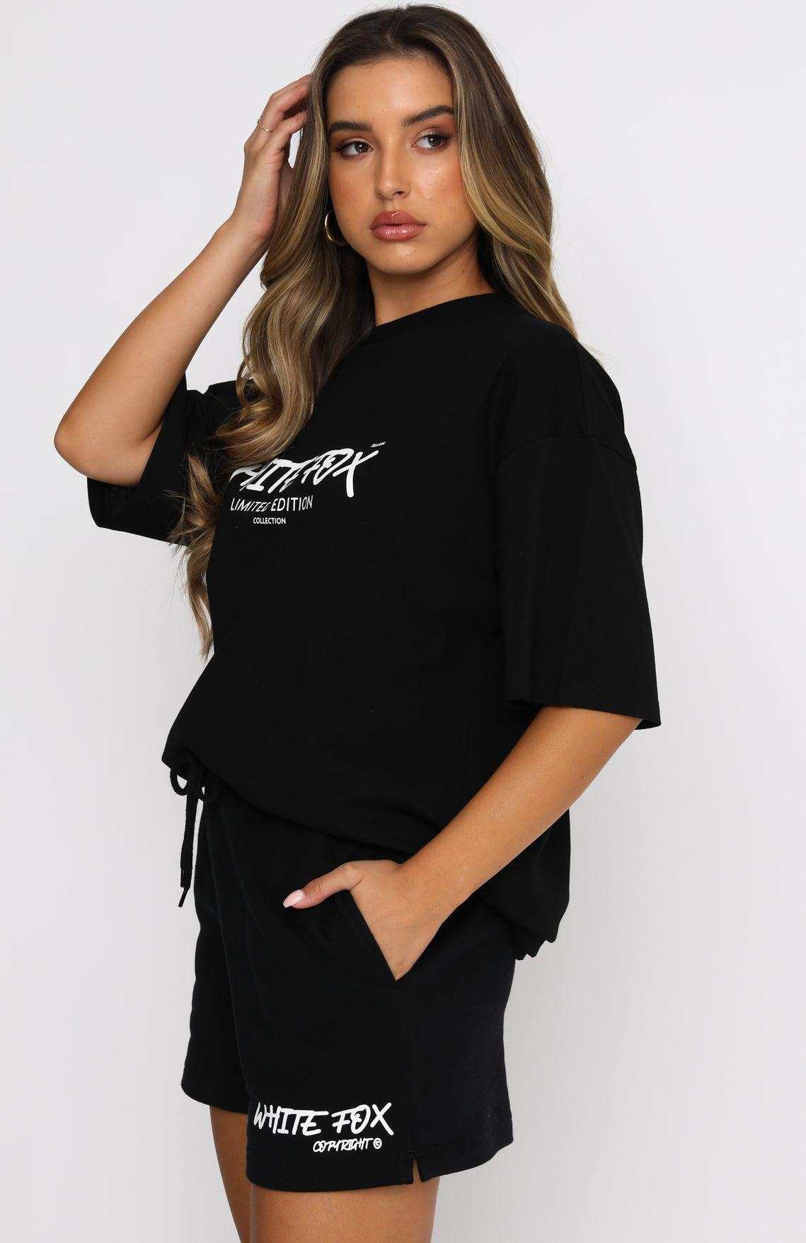 Step Back Oversized Tee Black Male Product Image