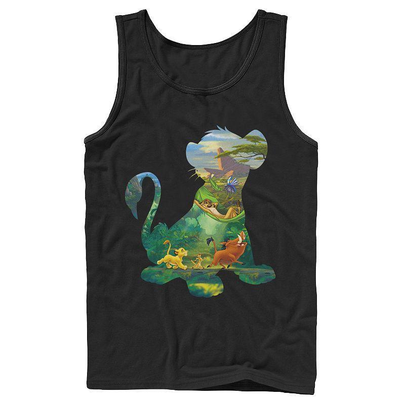 Disneys The Lion King Simba Mens Silhouette Timon Pumbaa Zazu Tank Top Product Image