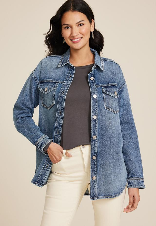 m jeans by maurices™ Denim Shacket Product Image