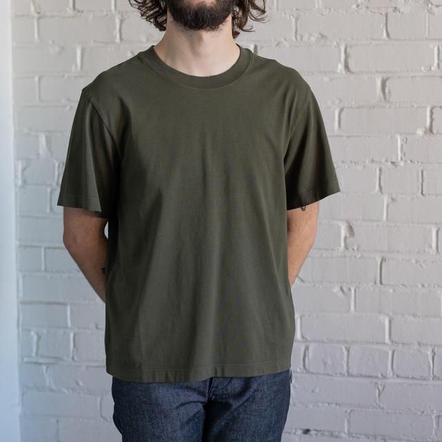 Boxy Tee | Army Product Image