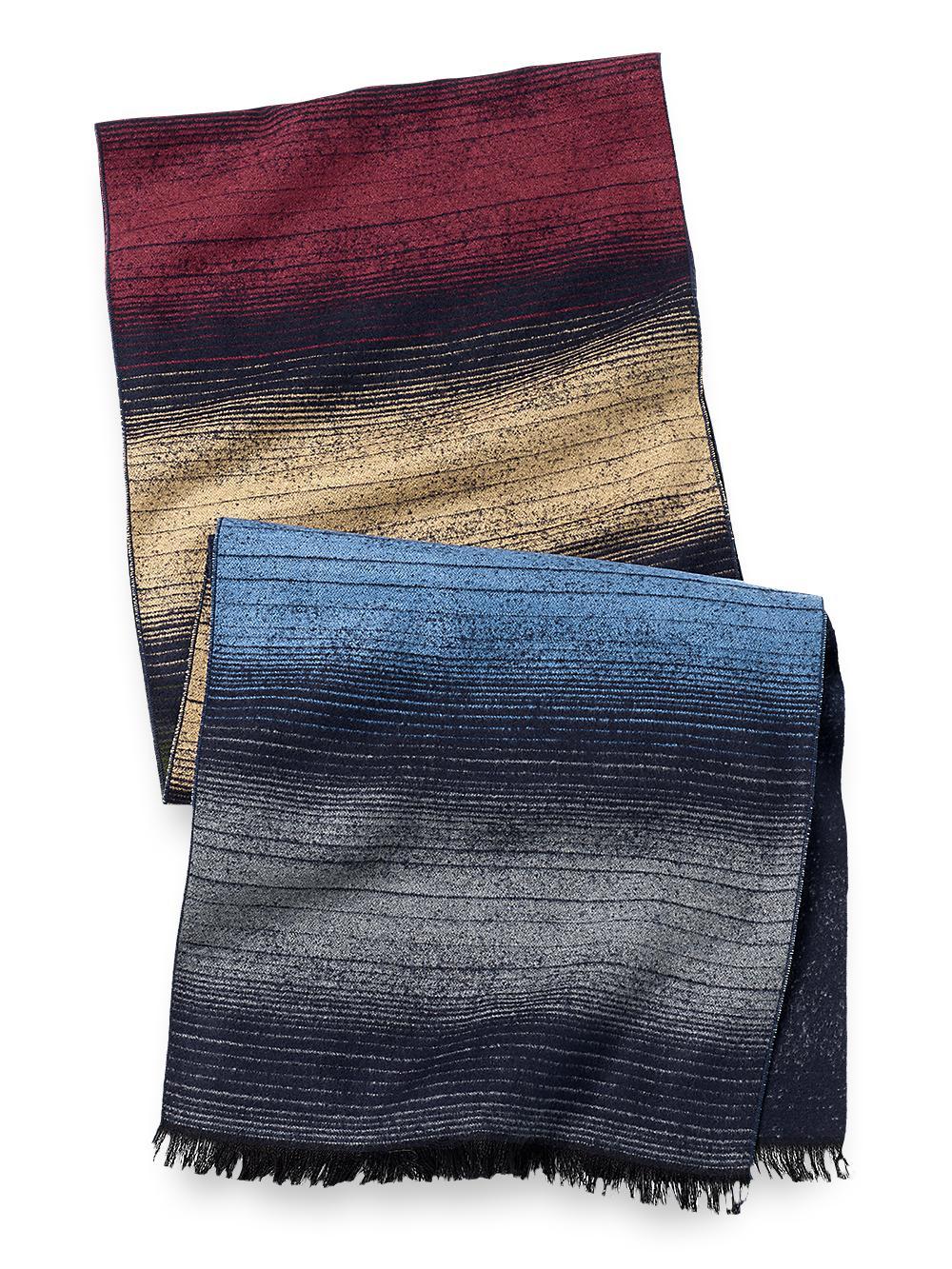 Bold Stripe Brushed Silk Scarf Product Image