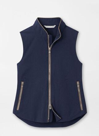 Peter Millar Womens Surge Full Zip Vest | Color: Navy | Size: XL Product Image