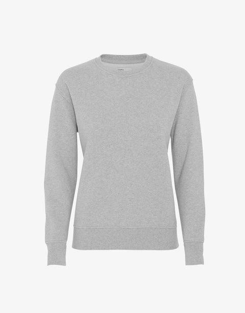 Women Classic Organic Crew - Heather Grey Product Image