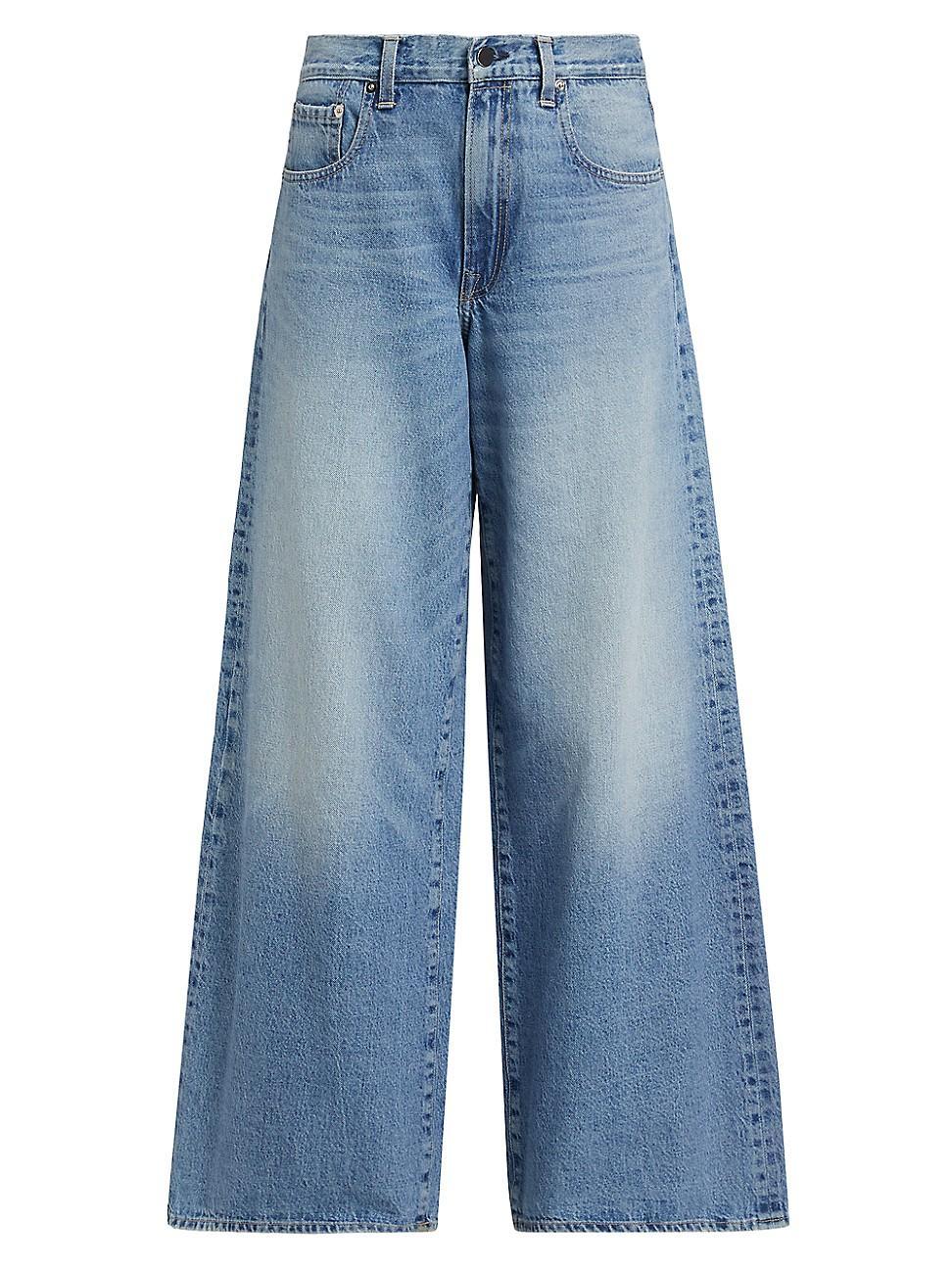 Womens Tiny Dancer Wide-Leg Jeans Product Image