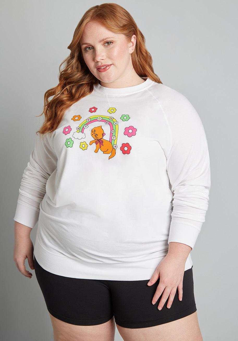 ModCloth x Marisol Muro Rush of Style Cotton Sweatshirt Product Image