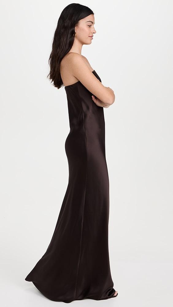 Norma Kamali Bias Strapless Gown | Shopbop Product Image