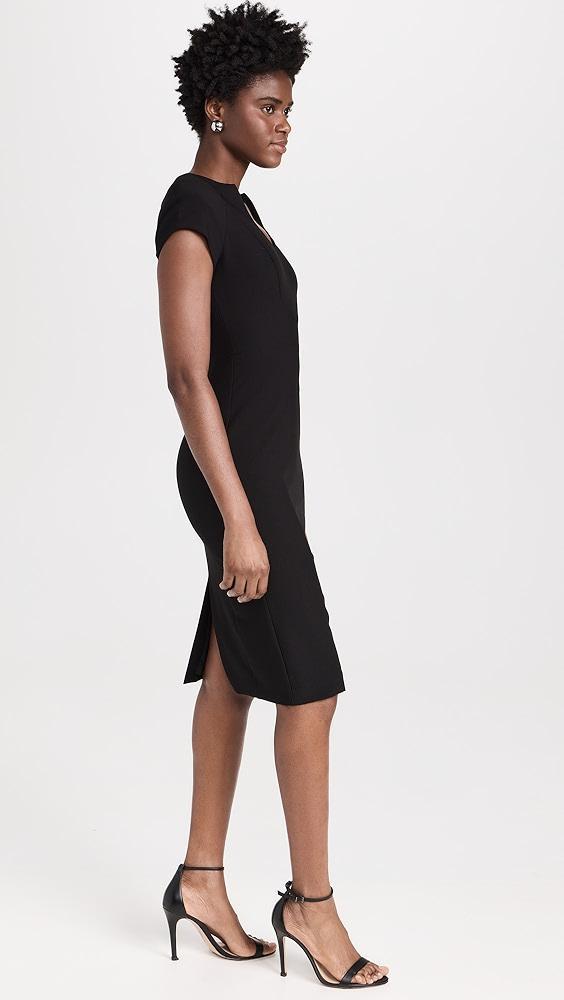 Black Halo Rose Sheath Dress | Shopbop Product Image