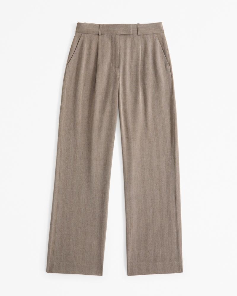 Low Rise Tailored Wide Leg Pant Product Image