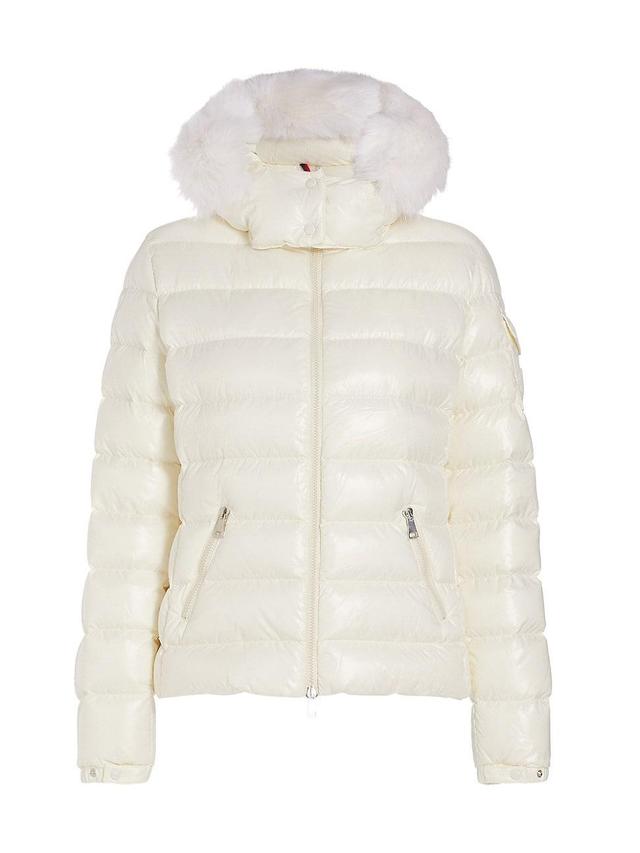 Moncler Badyf Down Jacket with Removable Faux Fur Trim Product Image