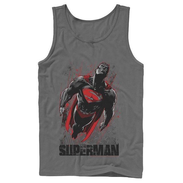 Mens Superman Gothic Flight Tank Top Product Image