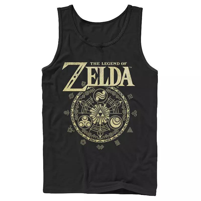 Mens The Legend Of Zelda Circle Emblem Logo Tank Top Product Image