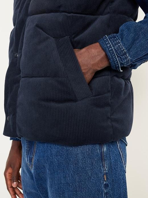 Water-Resistant Puffer Vest Product Image