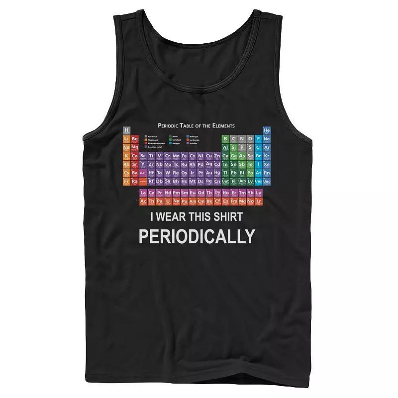 Mens Periodic Table Of Elements Chemistry Humor Tank Top Product Image