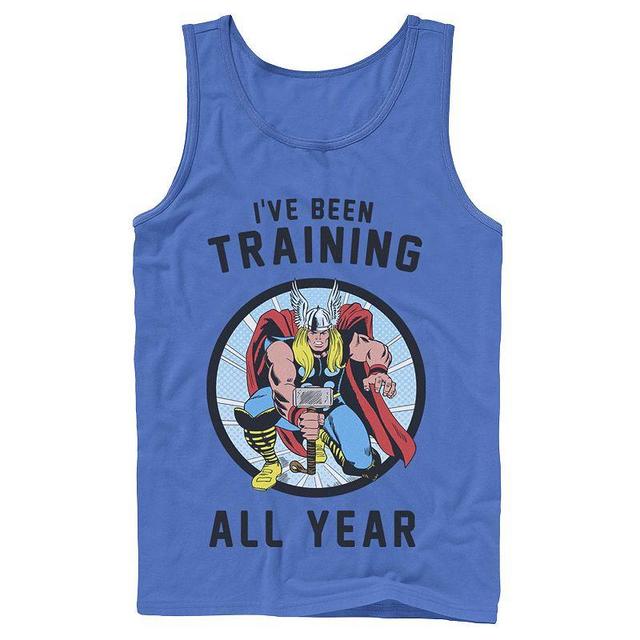 Mens Marvel Avengers Thor Ive Been Training All Year Tank Top, Boys Product Image