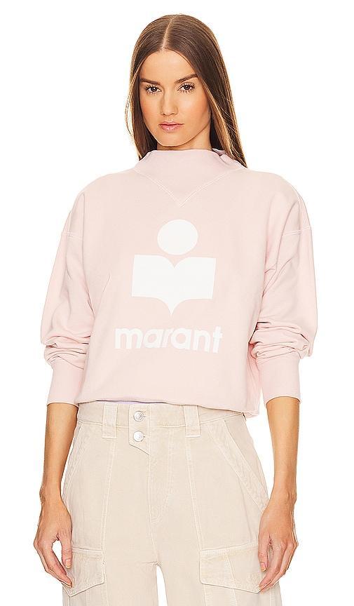 Isabel Marant Etoile Moby Sweatshirt in Yellow Product Image