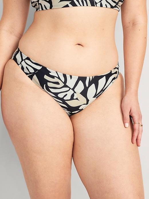 High-Waisted Classic Bikini Swim Bottoms Product Image