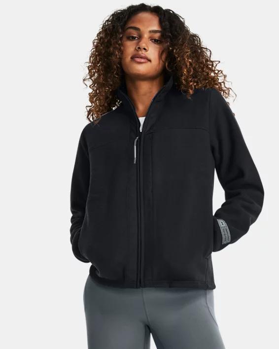 Women's UA Microfleece Maxx Full-Zip Product Image