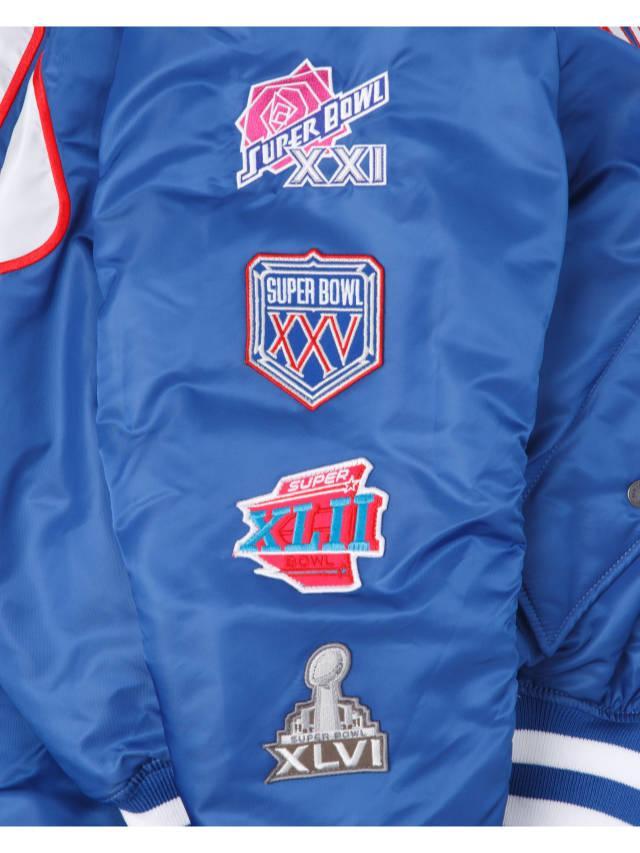 NEW YORK GIANTS X ALPHA X NEW ERA MA-1 BOMBER JACKET Product Image