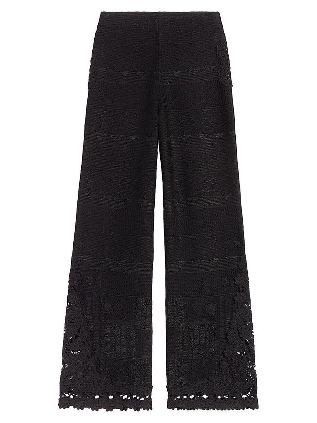 Womens Crochet Trousers Product Image