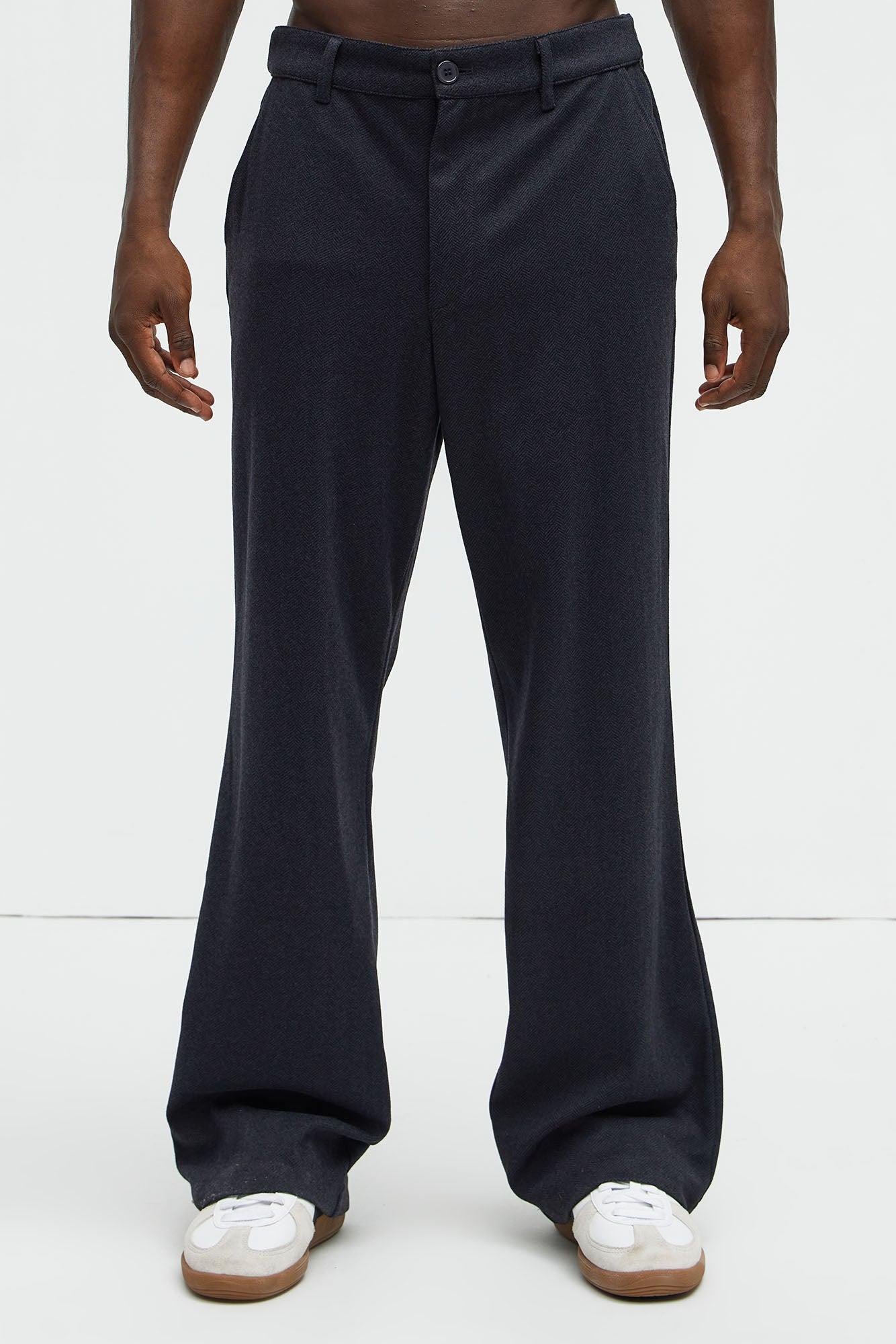 Summer Bummer Straight Trousers - Navy Product Image