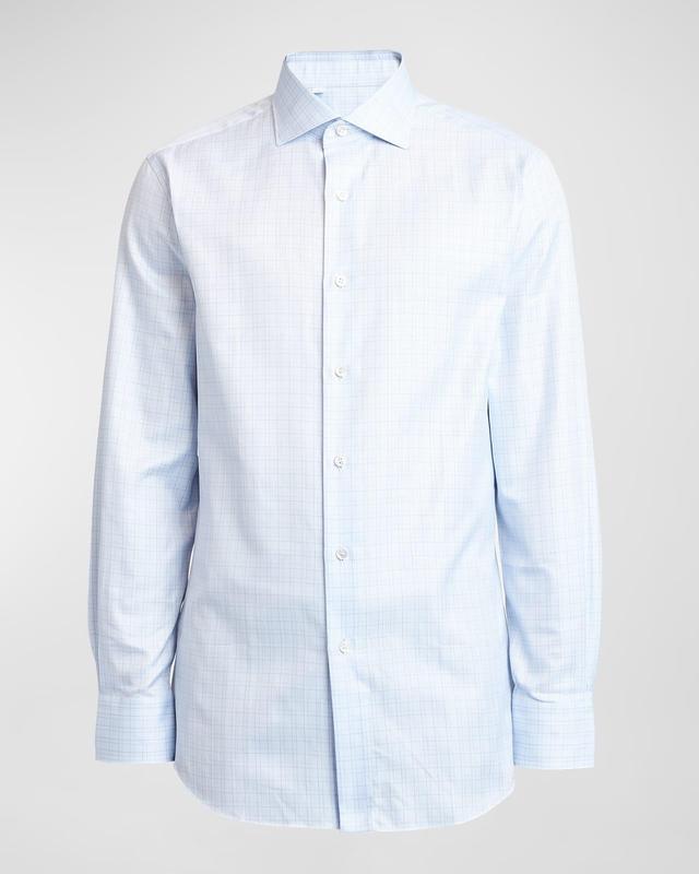 Men's Herringbone Check Sport Shirt Product Image