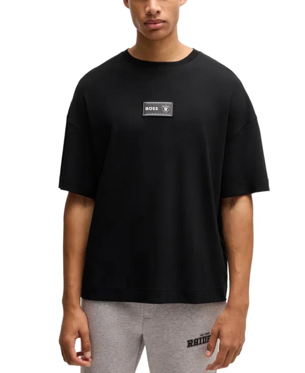 Boss X Nfl Men's Special Branding T-shirt In Dolphins Black Product Image