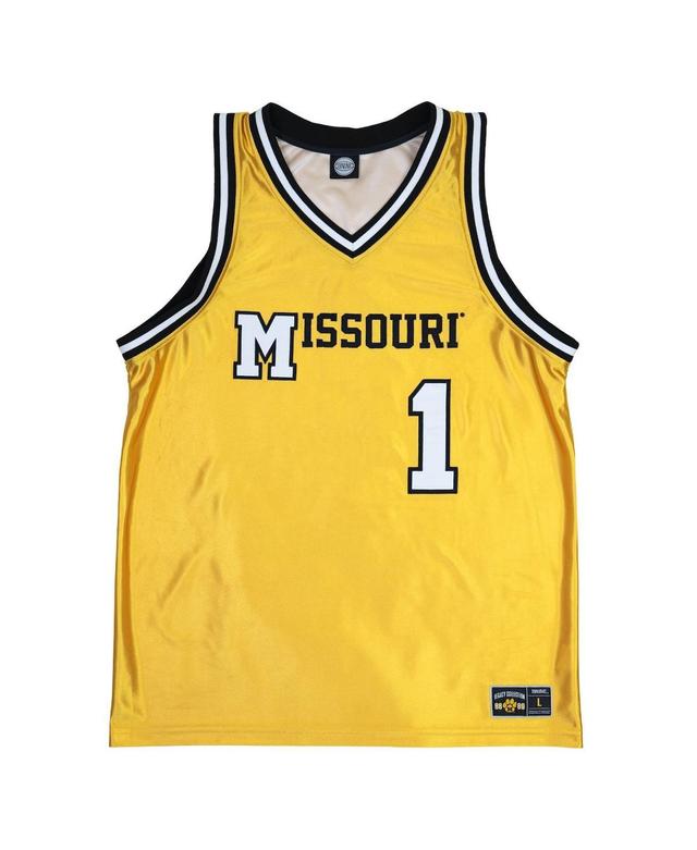 Mens Gold Missouri Tigers 1988, 89 Basketball Legacy Jersey - Gold Product Image