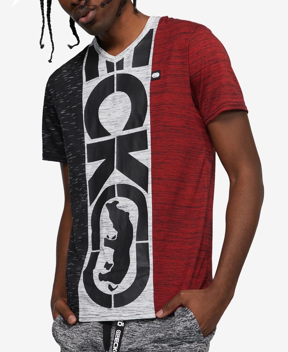 Ecko Unltd Mens Big and Tall Short Sleeve Center Rep V-Neck T-shirt Product Image