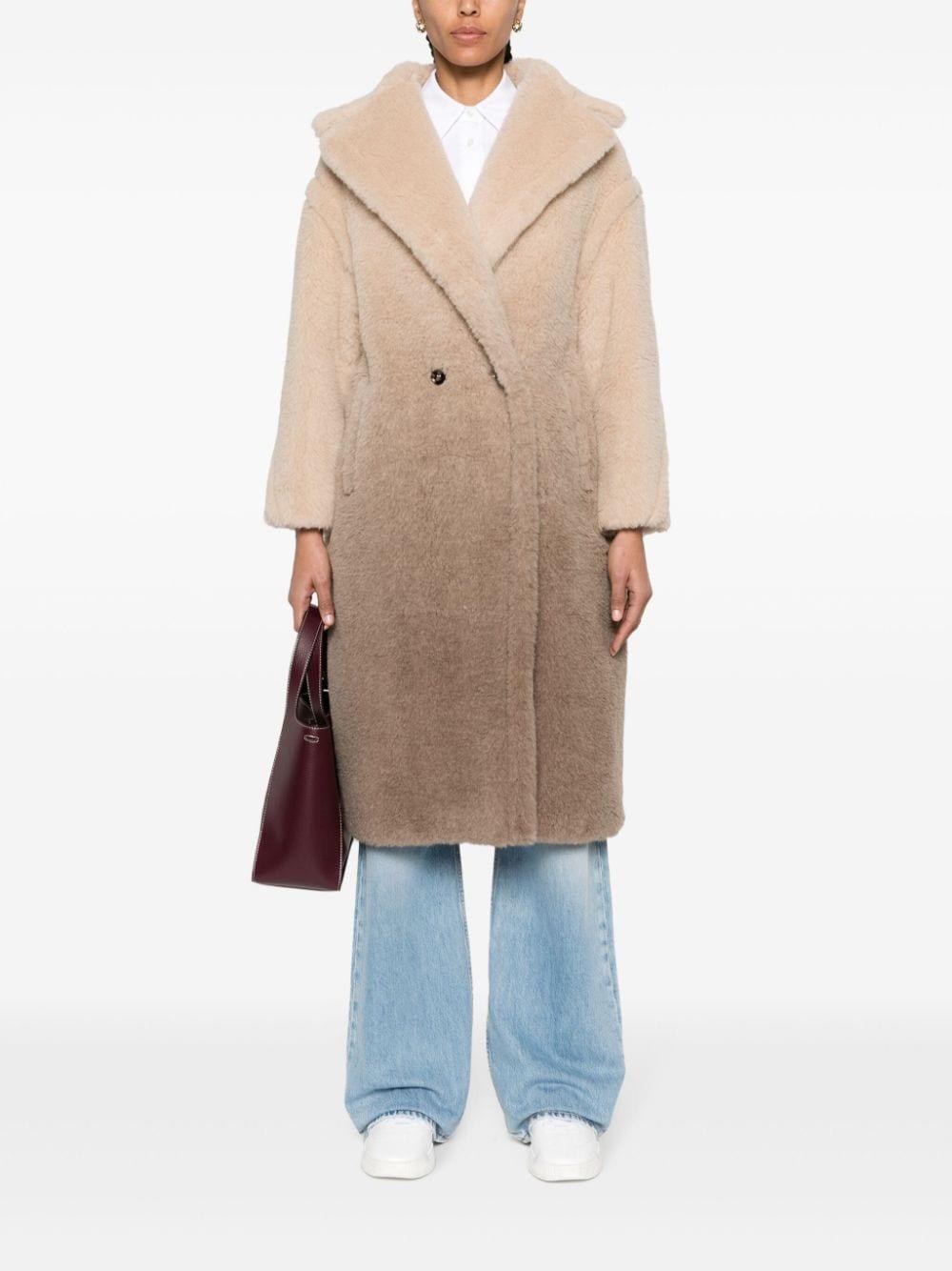 Wool Midi Coat In Nude & Neutrals Product Image