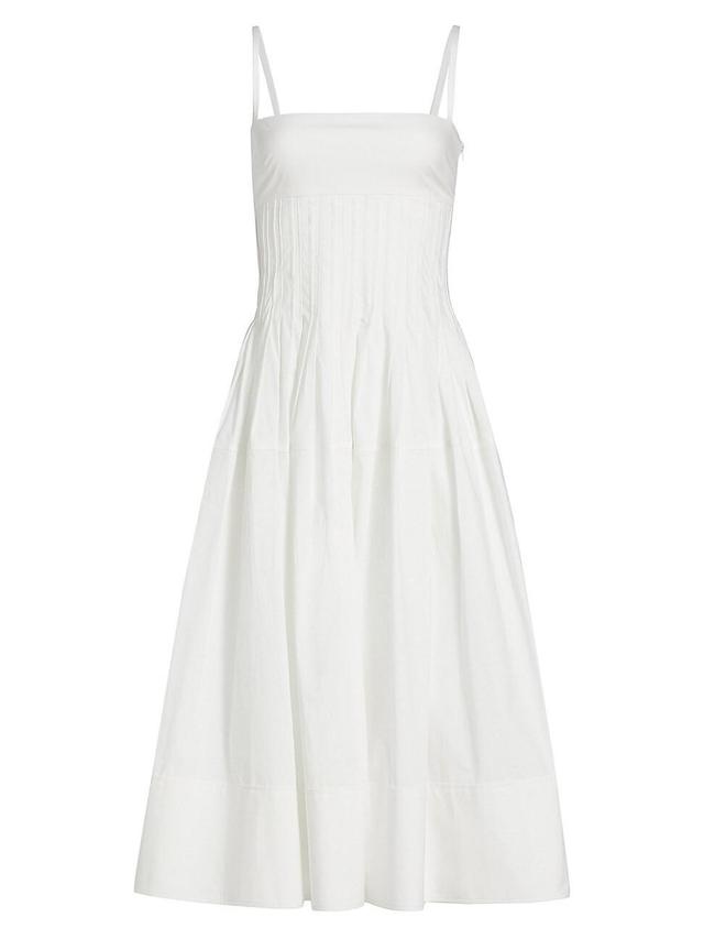 Proenza Schouler Cotton Poplin Midi Dress Product Image