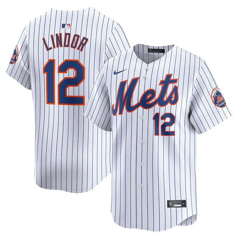 Mens Nike Francisco Lindor New York Mets Home Limited Player Jersey Product Image