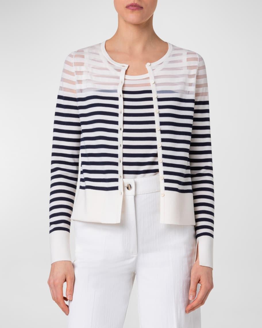 Kodak Stripe Wool Knit Top Product Image