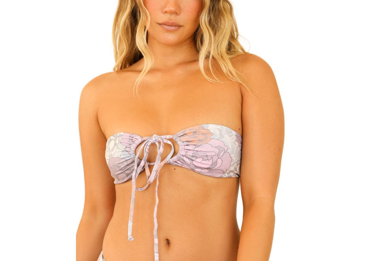 Dippin Daisys Womens Amalfi Bandeau Bikini Top - Purpleedium Product Image