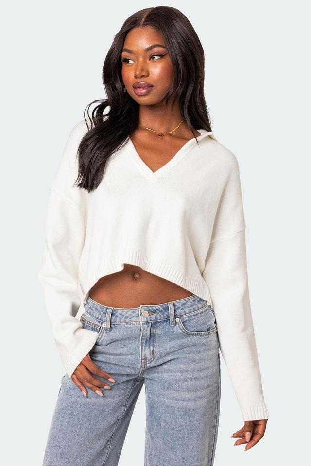 Marcie Oversize Cropped Sweater Product Image