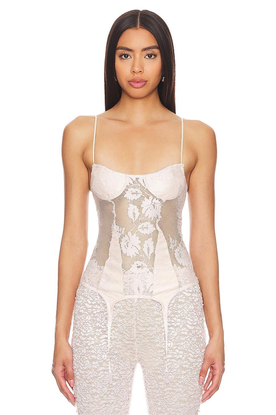 Lace Corset Top Yuhan Wang Product Image