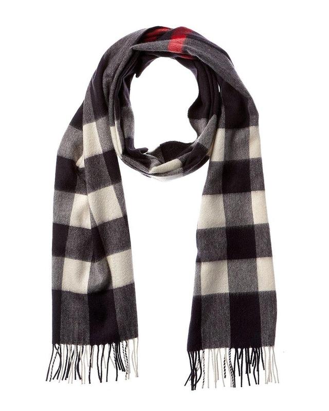 BURBERRY Checked Cashmere Scarf In Multi Product Image