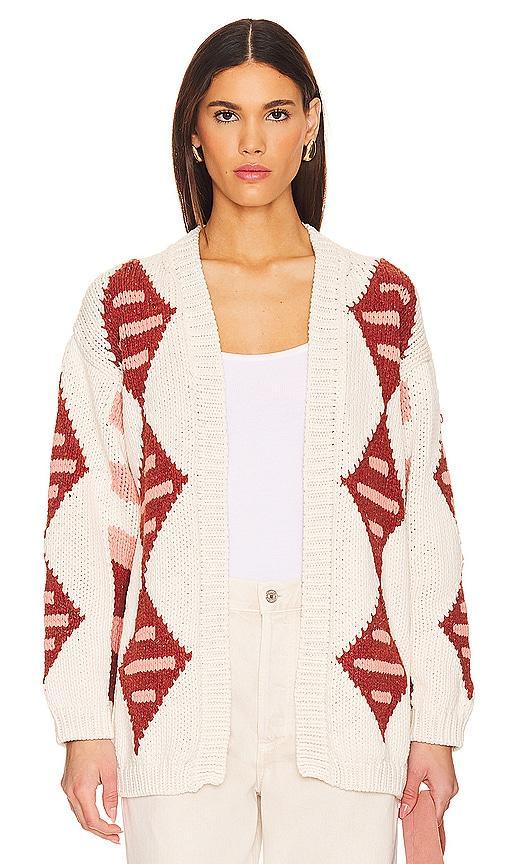 LONG-CARDIGAN INTARSIA Product Image