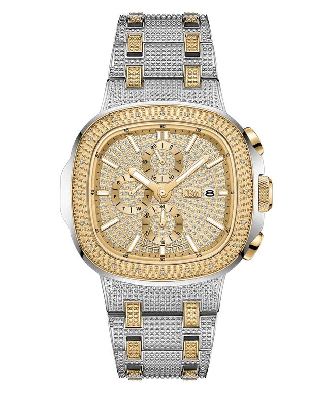 JBW Heist Mens Two-Tone .20ctw Diamond Bracelet Watch Product Image