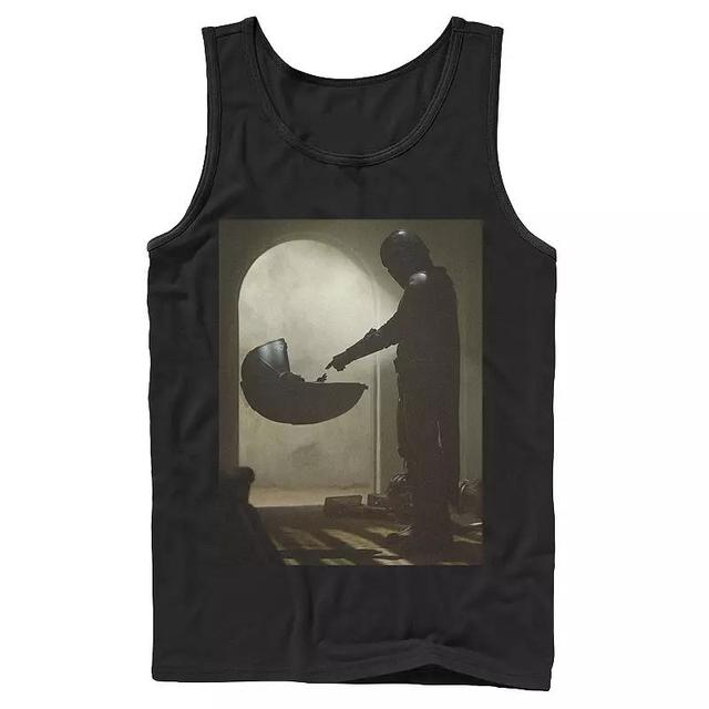 Mens Star Wars The Mandalorian The Child First Meeting Poster Tank Top Product Image