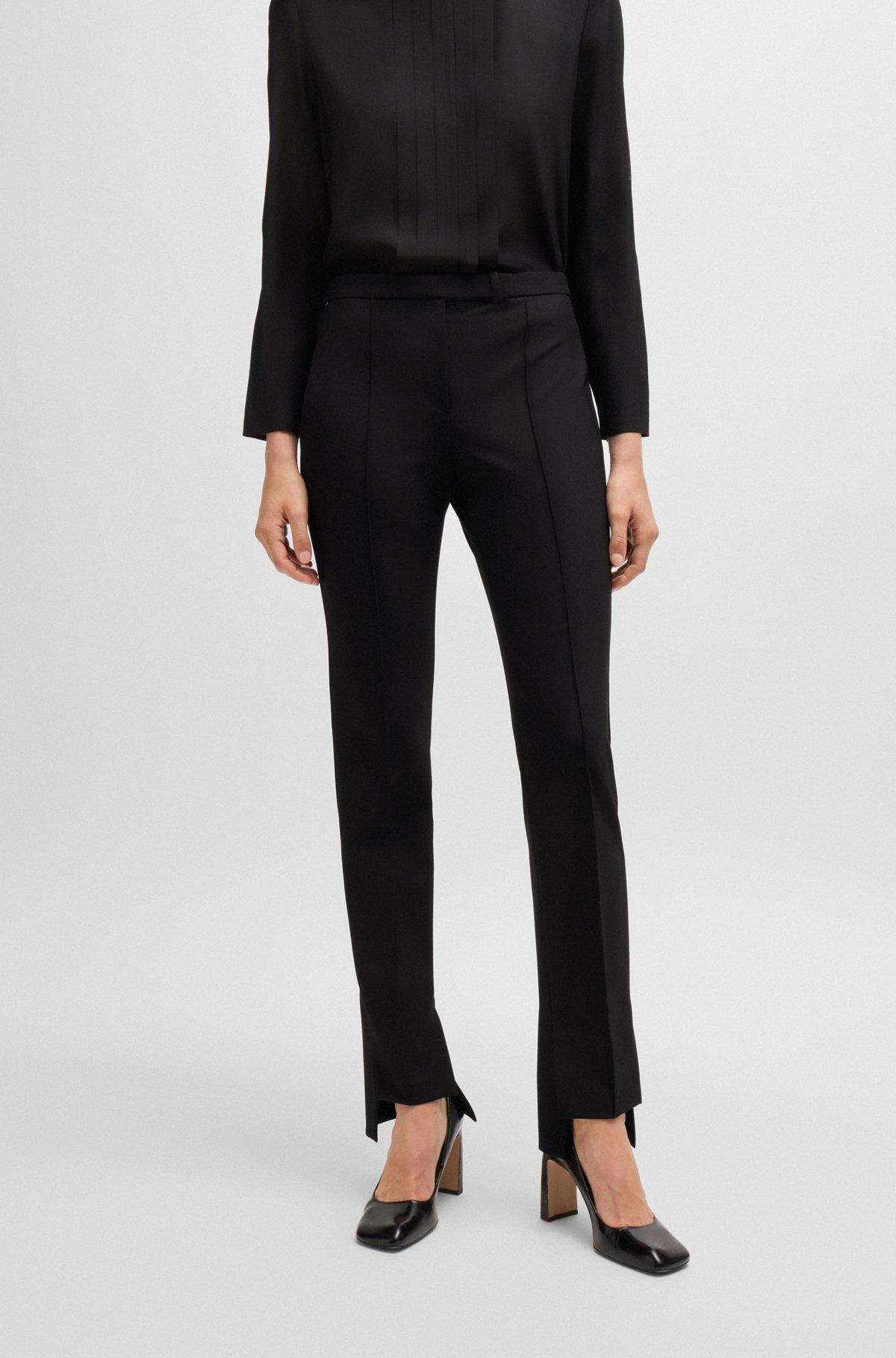 Skinny-leg trousers in performance-stretch fabric product image