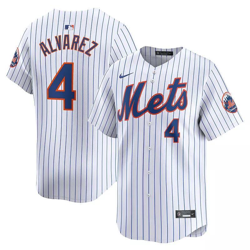 Mens Nike Francisco Alvarez New York Mets Home Limited Player Jersey Product Image