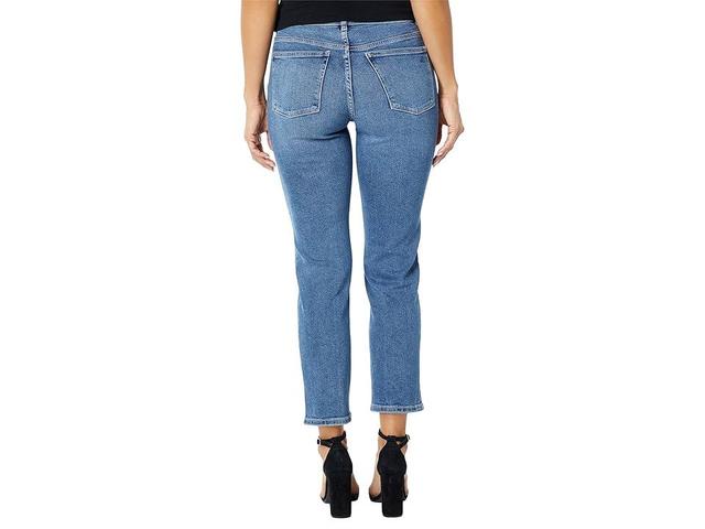 DL Premium Denim Patti High-Rise Vintage Ankle Straight Jeans - Size: 25 - MARITIME Product Image