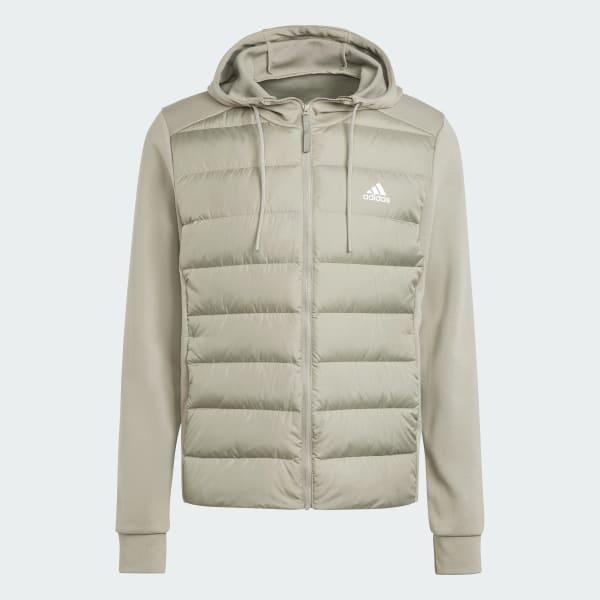 Essentials Hybrid Down Hooded Jacket Product Image