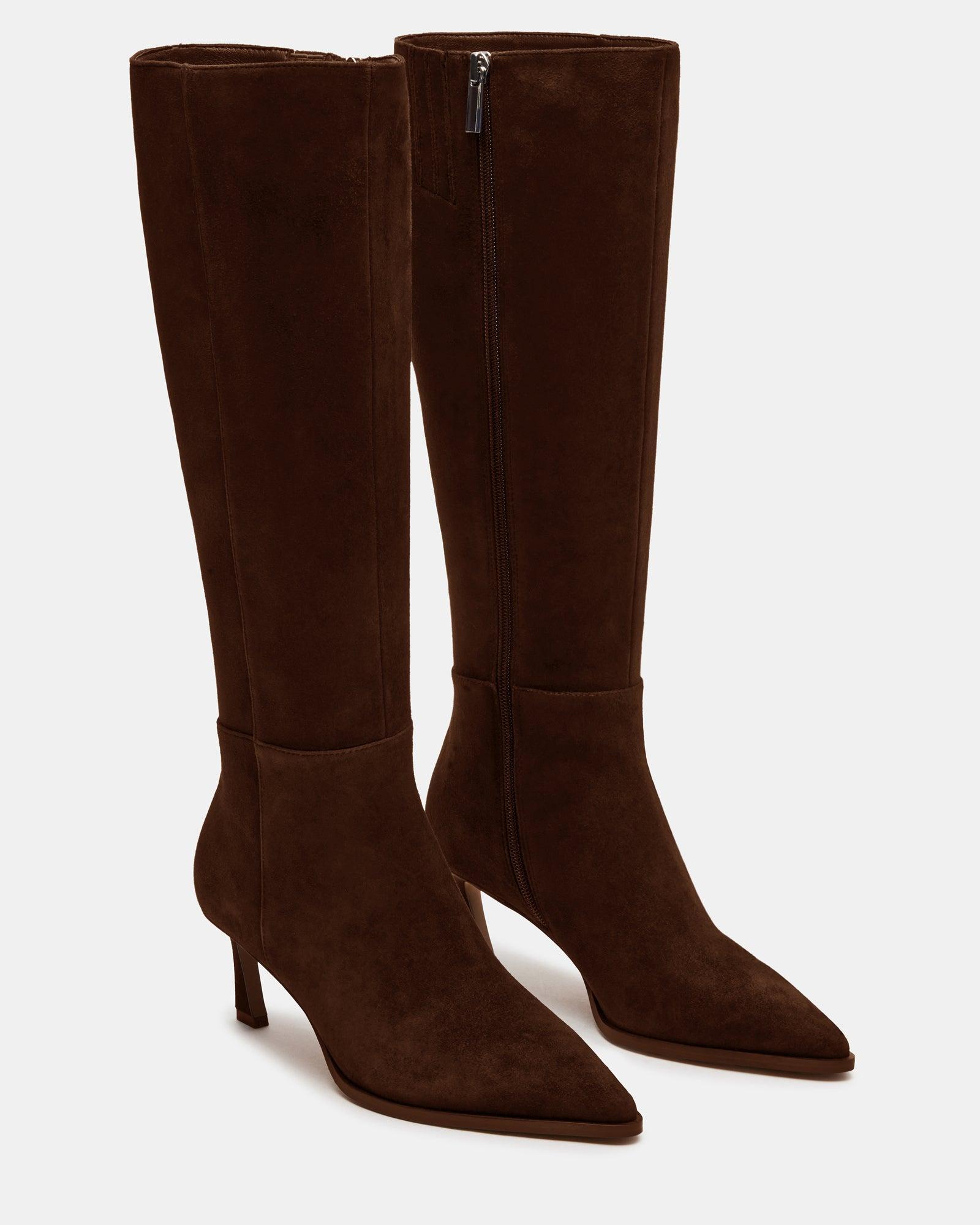 LUCID BOOT AND HEIDEE BAG BROWN SUEDE BUNDLE Female Product Image