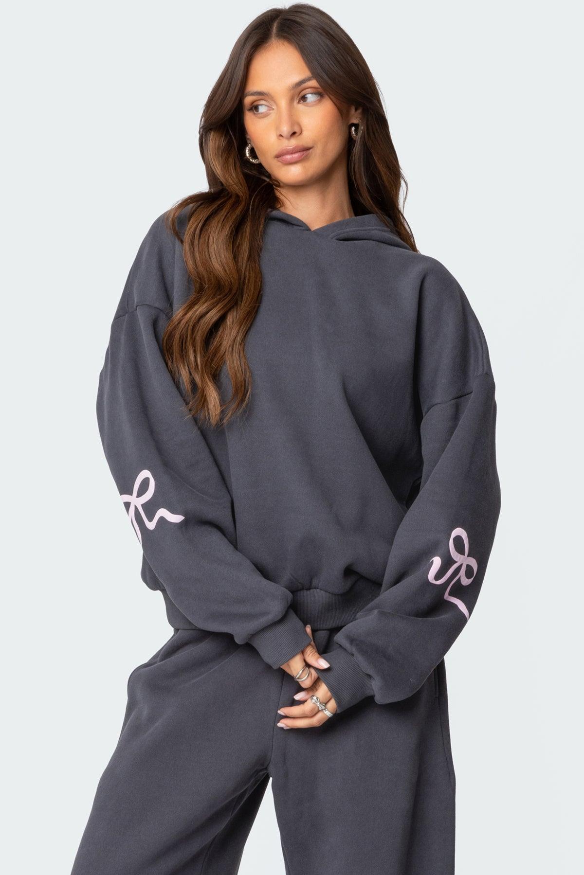 Bonney Bow Detail Hoodie Product Image