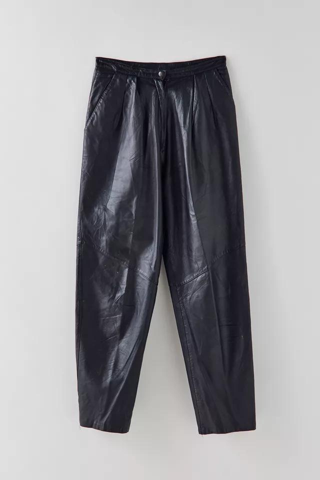 Vintage Tapered Leather Pant Product Image